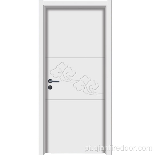 porta de madeira removível de madeira de molde sólido exterior de escritório